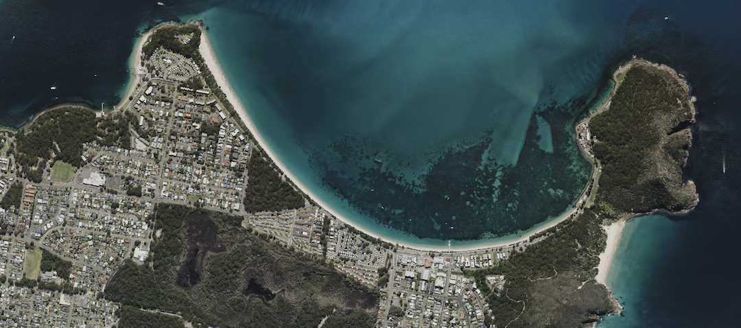 Aerial view of Nelson Bay
