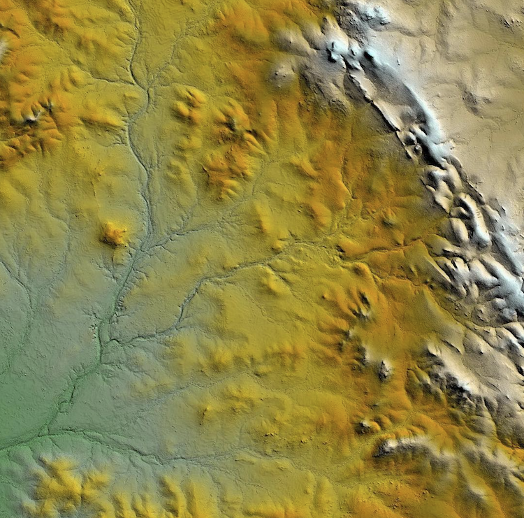 Terrain model visualization